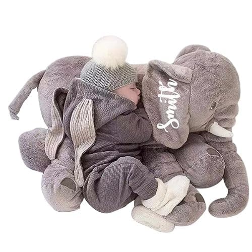 Personalized Elephant Plush Toys, Elephant Pillow for Baby Gaint