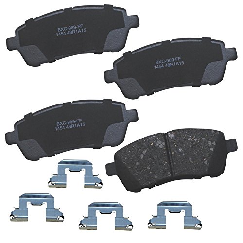 Image of Bendix Premium SBC1454 Ceramic Front Brake Pads for Ford Fiesta 2019-2011, Fiesta Ikon 2011, Figo 2020-2016, Mazda 2 2015