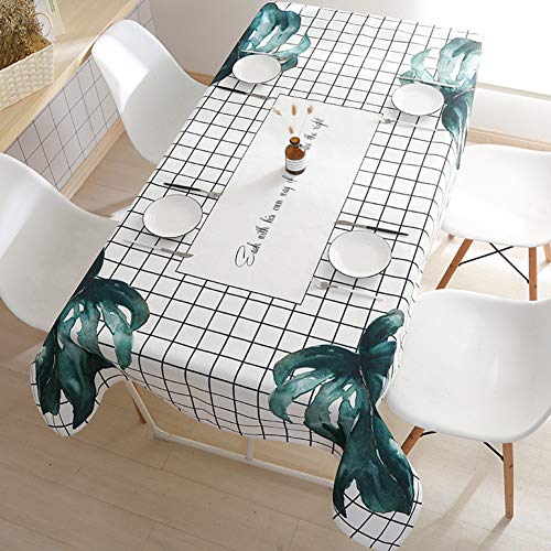 Nappe coton polyester décoratif grand tour et rectangulaire pour table