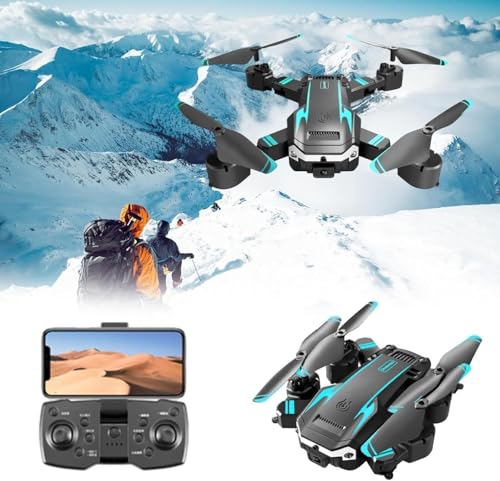 Image of Drone With HD Dual Camera Brushless Motor,Smart Gestures Selfie, Altitude Hold One-Click Takeoff /Landing Flip Rolling Gesture Control With Wi-Fi Camera Remote Control for Kids and Adults.AE6