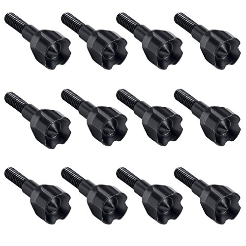 Maifield 100 Grain Archery Hunting Small Game Hammer Broadheads Crossbow Compound Bow Arrow Tips (12Pk Black Hammer Head) #TOP1