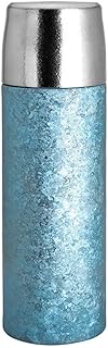Tetera para exteriores de 500 ml con aislamiento de doble capa, perfecta para acampar y uso diario (azul)