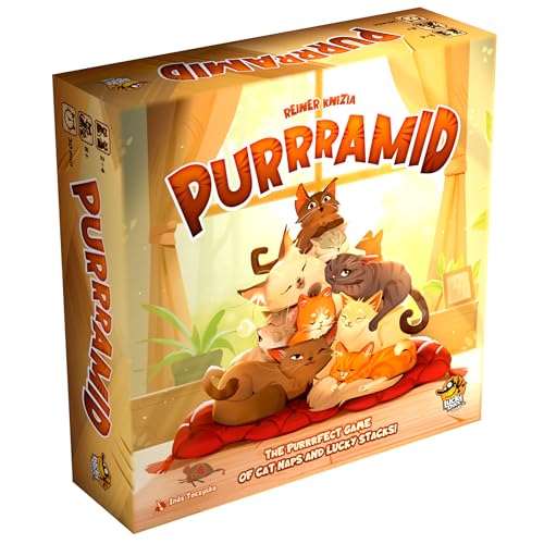 Purrramid juego de mesa familiar de estrategia 2-4 jugadores miniatura 1
