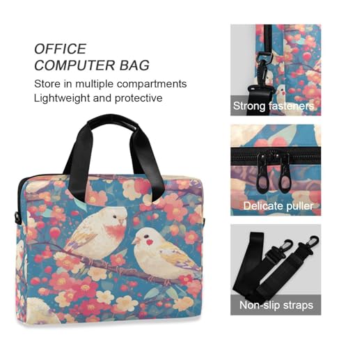 Funda para portátil cruzada con asa y correa 15.6 pulg miniatura 6