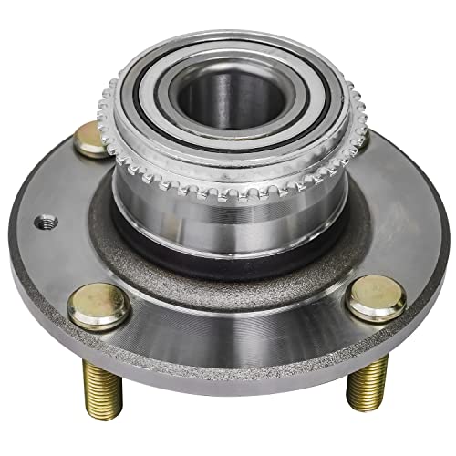 Image of Detroit Axle - Rear 2pc Wheel Bearing Hubs for 2002-2006 Mitsubishi Lancer, 2 Wheel Bearing and Hubs Assembly 2003 2004 2005 Replacement