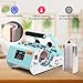 PYD Life 2 in 1 40 OZ Tumbler Heat Press Machine 110 V Mint Green 20 OZ 30 OZ Mug Heat Press Touch Screen for 40 OZ Tumbler with Handle Sublimation Tumblers Bottles Mugs Glass Tumbler Printing
