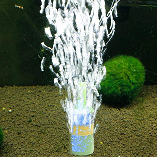 TAIYO PLUSS DISCOVERY® Aquarium Air Stones, Aquarium Cylindrical Air Stones, Bubble Diffuser for Aquarium Fish Tank (Random Colors) (Pack of 4) 2