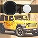 Strong Magnetic(Upgrade N52) Keyhole Covers Compatible with 2018-2025 Jeep Wrangler JL and Gladiator JT, Keyhole Protection Keyhole Cover Door Lock Cover for Jeep 3 Year Warranty (Classic)