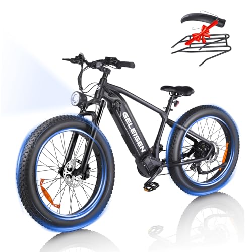 GELEISEN Electric Bike for Adults, 26