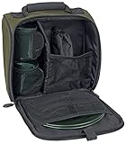 FOX R-Series 2 Man Dinner Set - Campinggeschirr zum Angeln, Geschirr Set zum Karpfenangeln & Wallerangeln, Campingbesteck