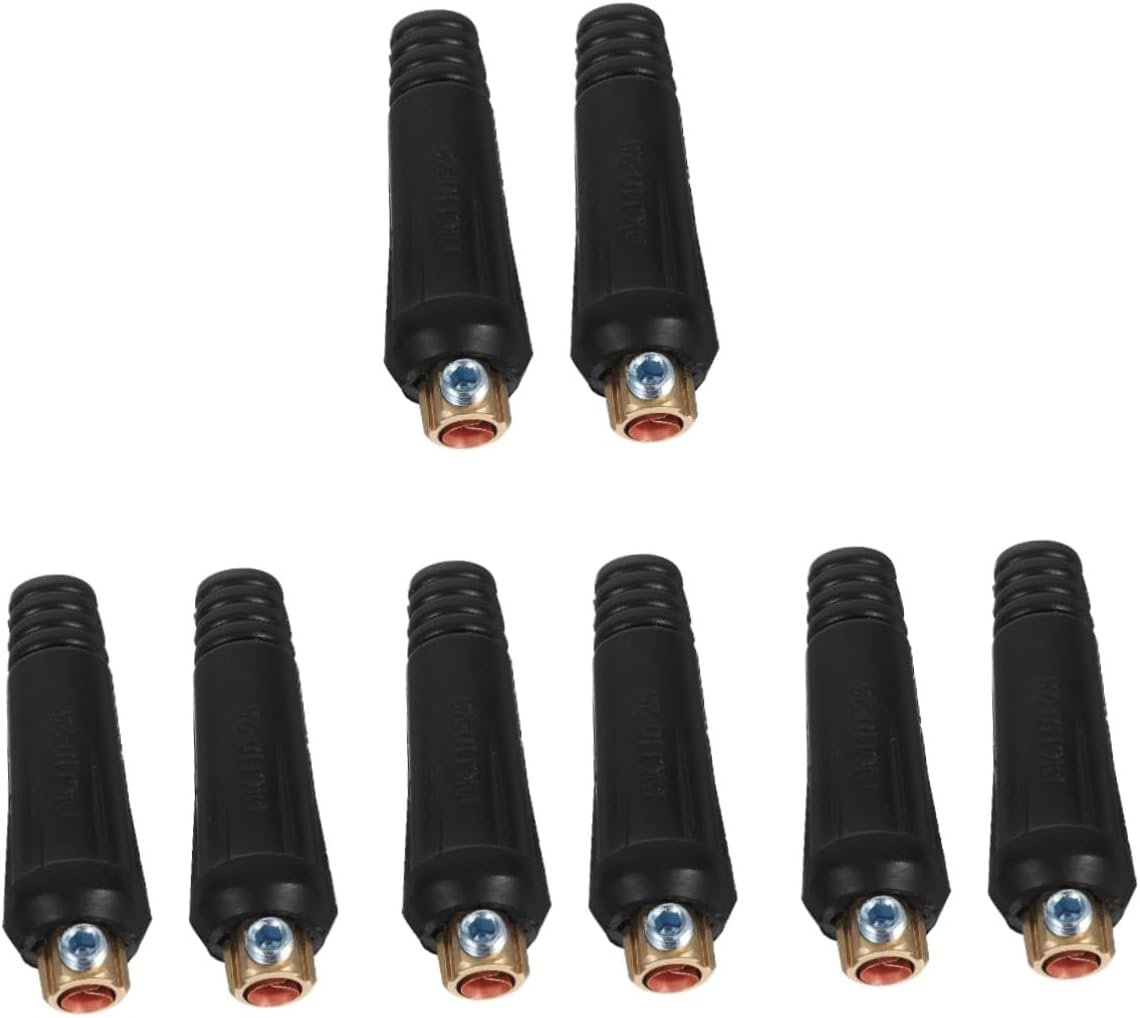 GLEAVI 4sets Electrical Wire Connectors Welding Cable Fittings Quick Connectors for Welding Machines Material