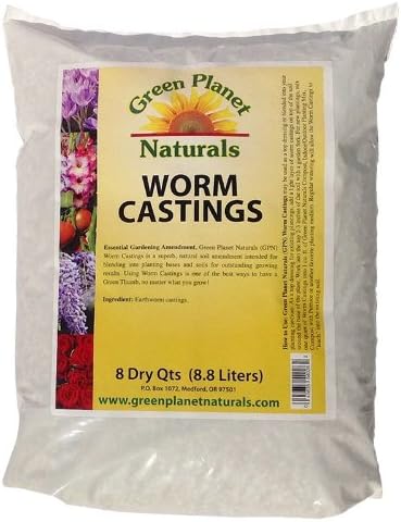 Worm Castings for Indoor / Outdoor Use - 8 Dry Quarts!