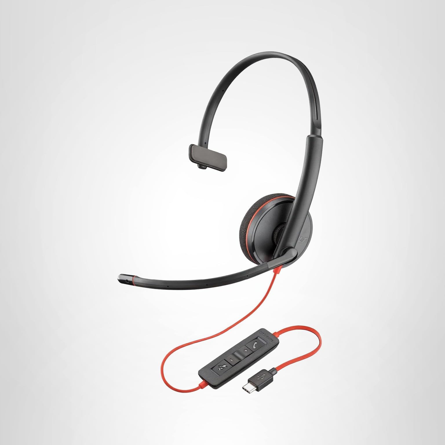 Amazon.com: Poly Blackwire 3210 Wired Headset, Noise-Canceling Mic