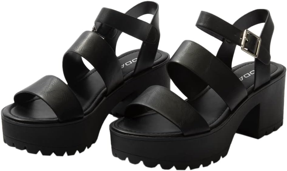 Soda Lug Sole Ankle Strap Platform Sandals 11