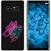 Produktbild PhoneNatic Case kompatibel mit Samsung Galaxy Note 8 Silikon-Hülle Floral Wolf M3-6