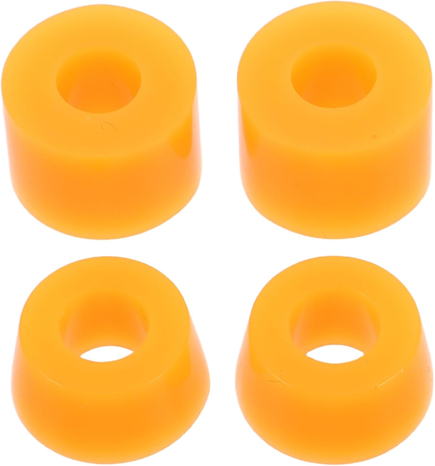 4pcs PU Skateboard Shock Pads for Longboard Feet Orange