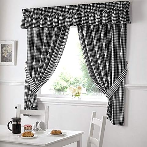 Alan Symonds Classic Gingham Kitchen Curtains Cover