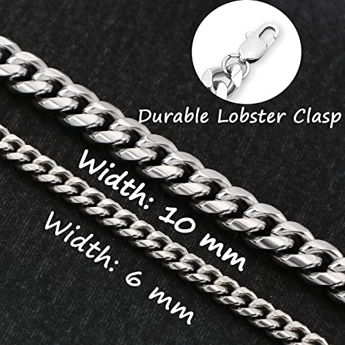 Joycuff To My Husband Necklace Birthday Anniversary Cuban Chain From Wife Stainless Steel Unique 6Mm Father's Day Chain #TOP5
