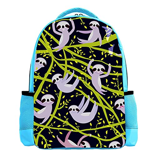 Sac à dos d'école bleu marine confortable qui soulage le dos des enfants
