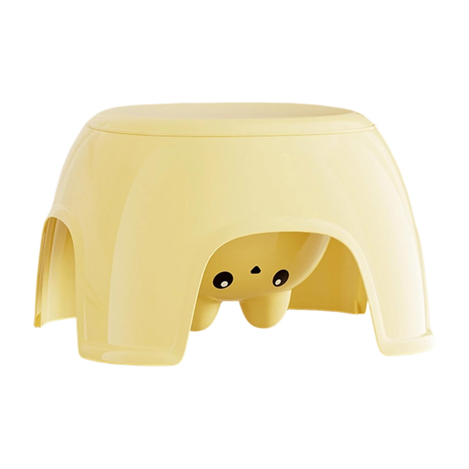Kalttoy Foldable Toddler Stool, Slip-Resistant PP Storage Ottoman with Space-Saving Design for Small Areas Heavy Duty Toddler Step Stool