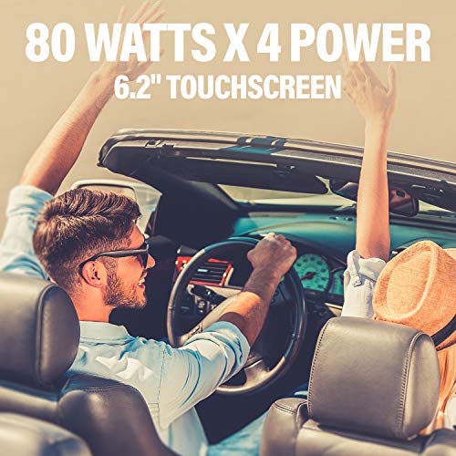 Planet Audio P9630B Car DVD Player - Double Din, Bluetooth Audio and Hands-Free Calling, 6.2 Inch LCD Touchscreen Monitor, MP3 Player, CD, DVD, WMA, USB, SD, AUX In, AM/FM Radio Receiver - Thumbnail 2