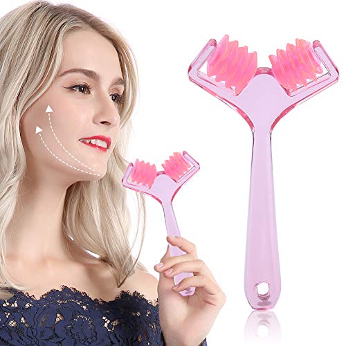 Face Roller Massager, Slimming Chin Massage Roller, Facial Flower Beauty Massager, Face Massage Roller, Double Chin… - Image 4