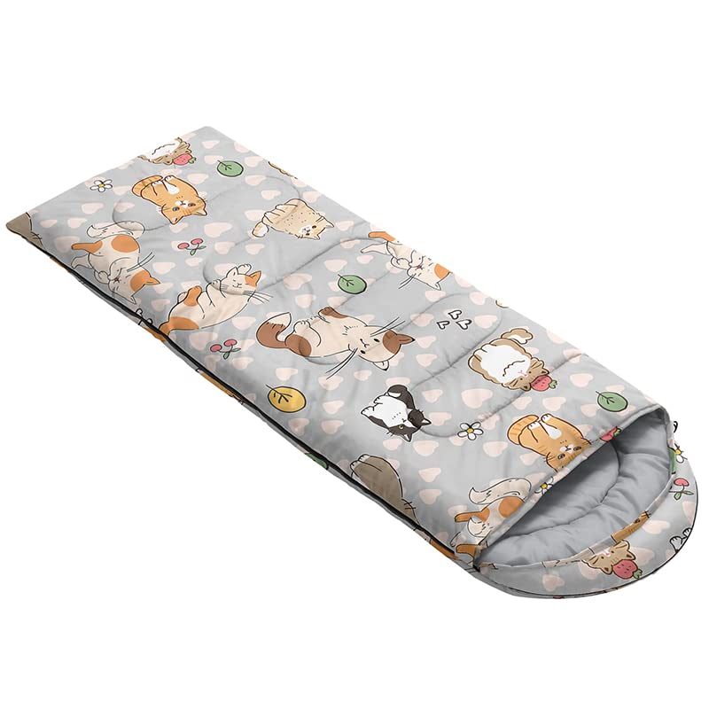 HOSIMA Sacos de dormir, saco de dormir momia para niñas, niños, impermeable, para camping, senderismo, exterior, viajes, caza, con bolsas de compresión
