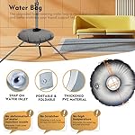 Backdrop Stand, Photo Video Studio 8.5 x10ft Adjustable Support Portable Stand Heavy Duty for Photoshoot, Parties, Projector Screen with 2 Water Bag, 6 Backdrop Clips, 6 Curtain Ring Clip - Image 5