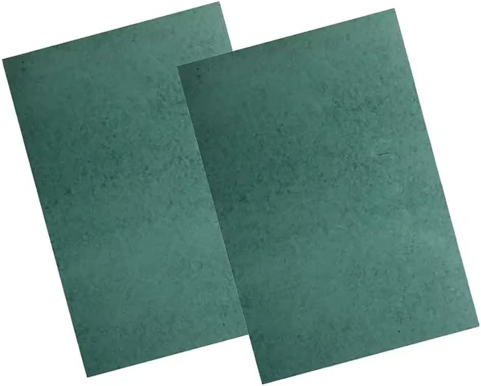 Papel de cebada de 8 cm aislante para batería junta de concha verde de 100 cm y 0.3 mm de grosor 2