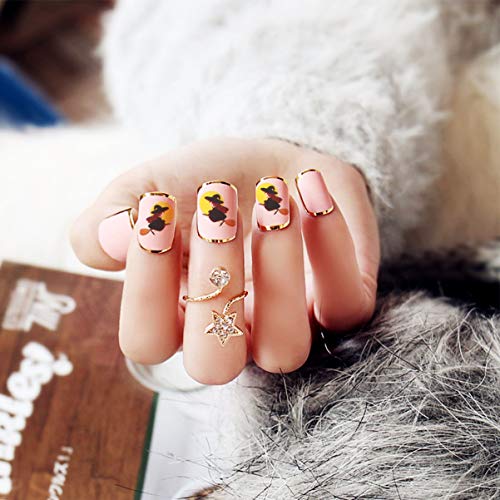 FRCOLOR Halloween Nail Art Stickers Fantasma Manicure Decalques Dicas de Unhas Envolve Enfeites Morc