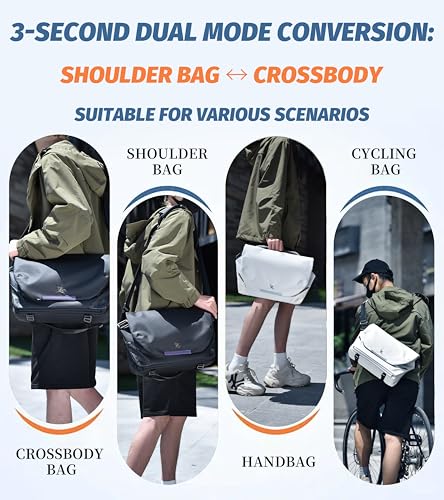 FSD.WG Men Messenger Bag Laptop Bag Shoulder Bag Large Capacity Computer Casual Bag for Work College Travel big size2