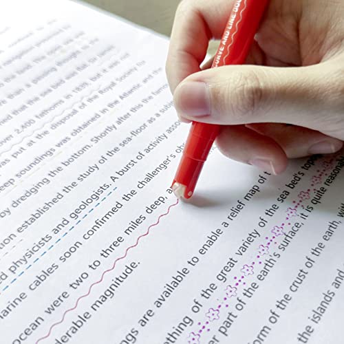 AECHY 8PCS Curve Highlighter Pen Set