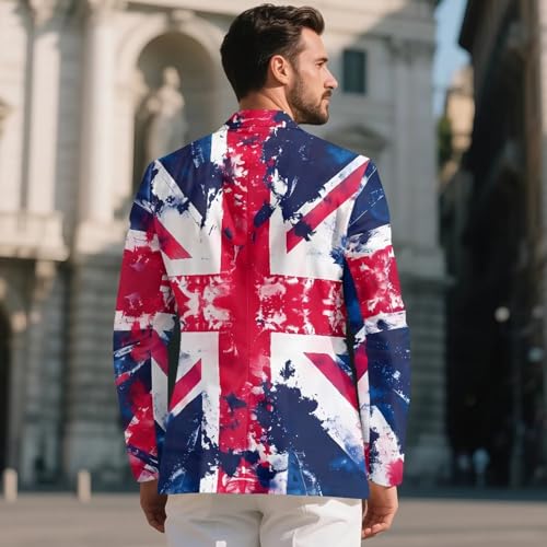 Men's Suit Jackets Casual Blazer with Lining Pockets One Button Lightweight Blazer for Business Daily Wedding Prom3