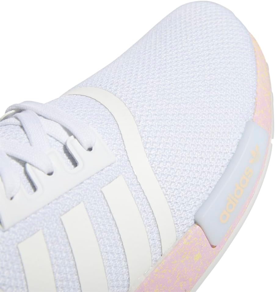 adidas Womens NMD R1 Lace Up Sneakers Shoes Casual - White
