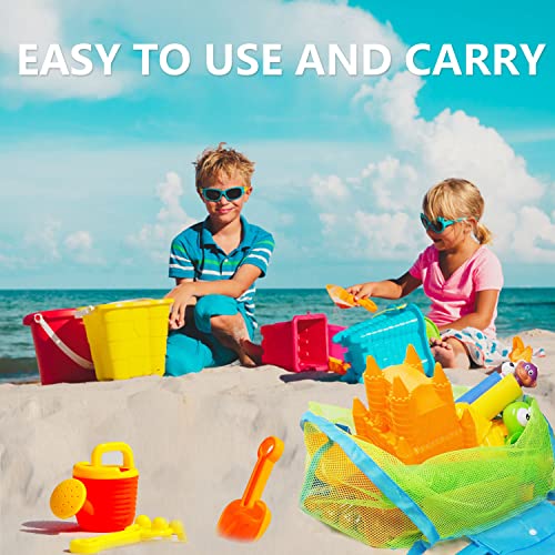 Abnaok Strandspielzeug Tasche, Sandspielzeug Netztasche Strandtasche xxl Familie, Sandspielzeug Tasche