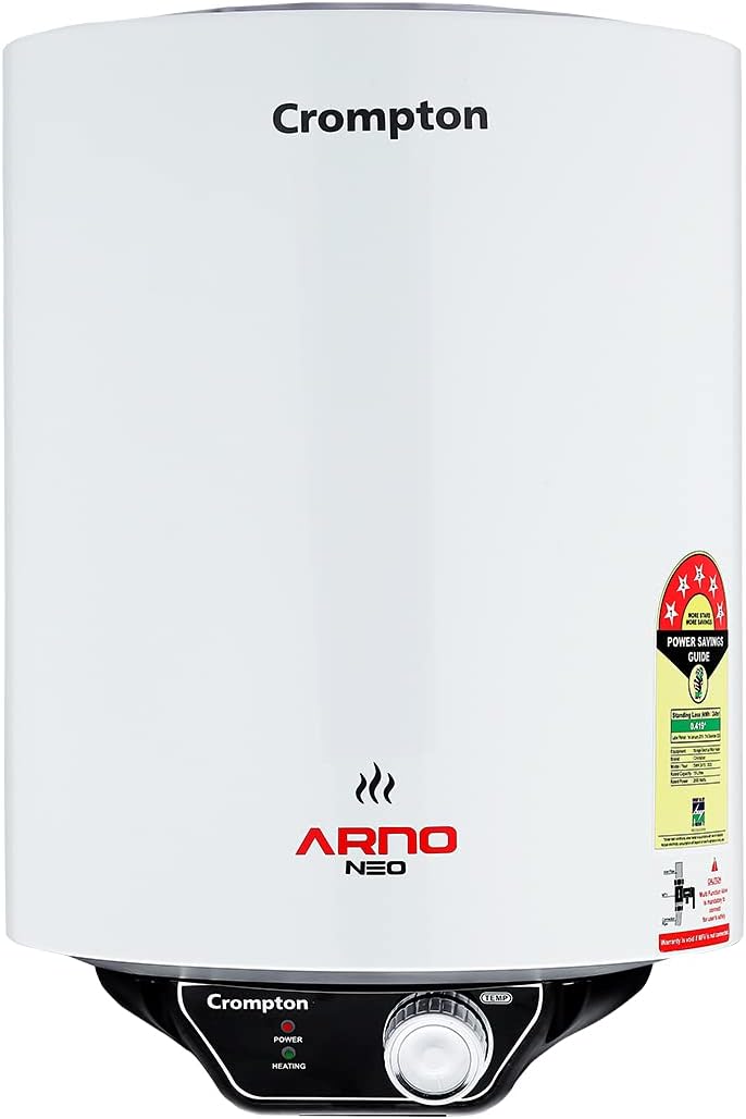 Crompton Arno Neo 25-L 5 Star Rated Storage Water Heater (Geyser) with Advanced 3 Level Safety National Energy Conservation Award Winner 2023