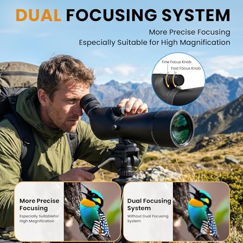 Image of Spotting Scope HD Optics 20-60x80 for Target Shooting