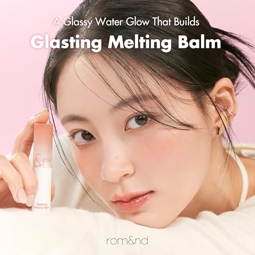Image of Rom&nd Glasting Melting Balm 3.5g, Glossy, Plumping Lips, Moisture, Translucent, Water Bomb, High Pigmented, Vegan