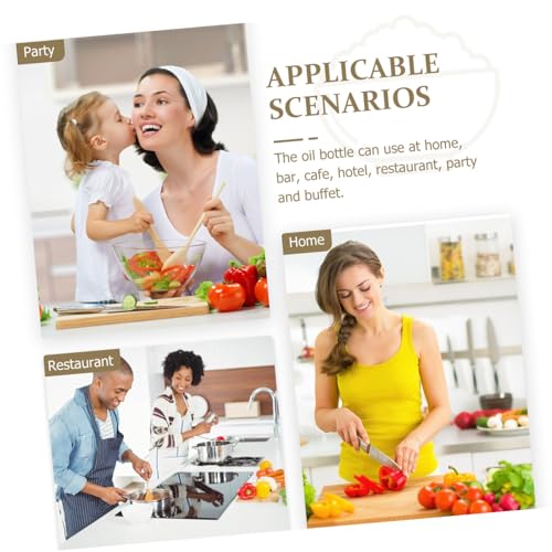 Botella dispensadora multiusos para salsas que evita manchas en tu cocina y barbacoa 7