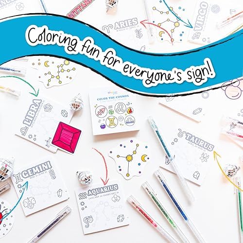 Bolígrafos gel multicolor glitter set 18 unidades miniatura 4