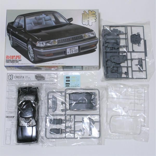 フジミ 1/24 JZX81 クレスタ 完成品 アオシマ 青島文化教材社 アオシマ ザ・モデルカー No.81 1/24 トヨタ