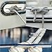 Thorn Boat Dock 5 Inch Cleat Marine Stainless Steel Open Base Cleats (5-in,4-Pack)
