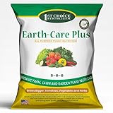 Earth-Care Plus 5-6-6 Organic Fast Acting Fertilizer for Plants - Water-Soluble Plant Food for Vegetables, Trees, and Flowers - Boost Growth for Lawns, & Gardens 4lb (1Pack)