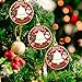 Liliaafar Christmas Ball Medal Christmas Style Neck Ribbon Award Contest Medals Crafts Hanging Ornaments(3 Pieces)