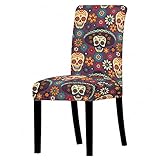 Diseño de Moda: Una variedad de colores y patrones para que elijas, haz que tu silla vieja o silla fea se vea tan hermosa como una silla nueva, ya no es necesario reemplazarla con frecuencia. Esta funda para silla de comedor puede proteger la silla del comedor del polvo, decoloración, abrasión, etc. Adecuado para familias con mascotas y niños.