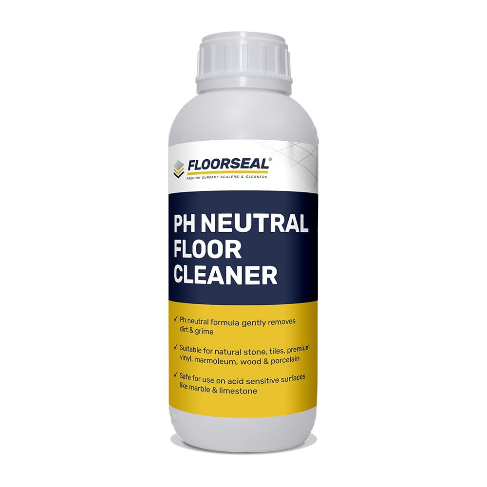 Floorseal Premium Surface Sealers & Cleaners Clear Ph Neutral Floor Cleaner – Gentle Daily Cleaner For Sensitive & Polished Surfaces (1 Litre)
