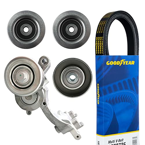 Goodyear Replacement Belts And Hoses 5027 Serpentine Belt Drive Component Kit, Gray #TOP12