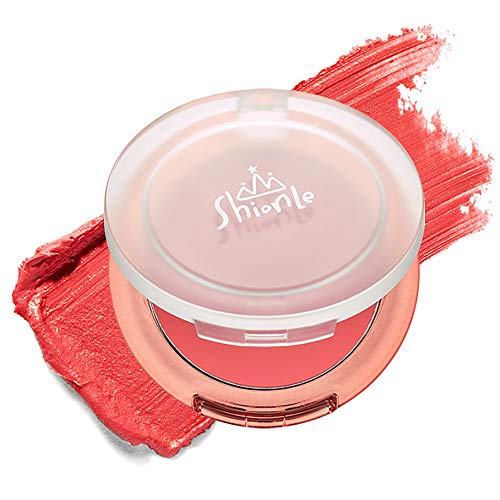 SHIONLE - Melting Cream Cheek: Cream Based Blush | Smooth Natural Gradation | Non-Sticky | Cream Face Blushes (01 Wink Coral)