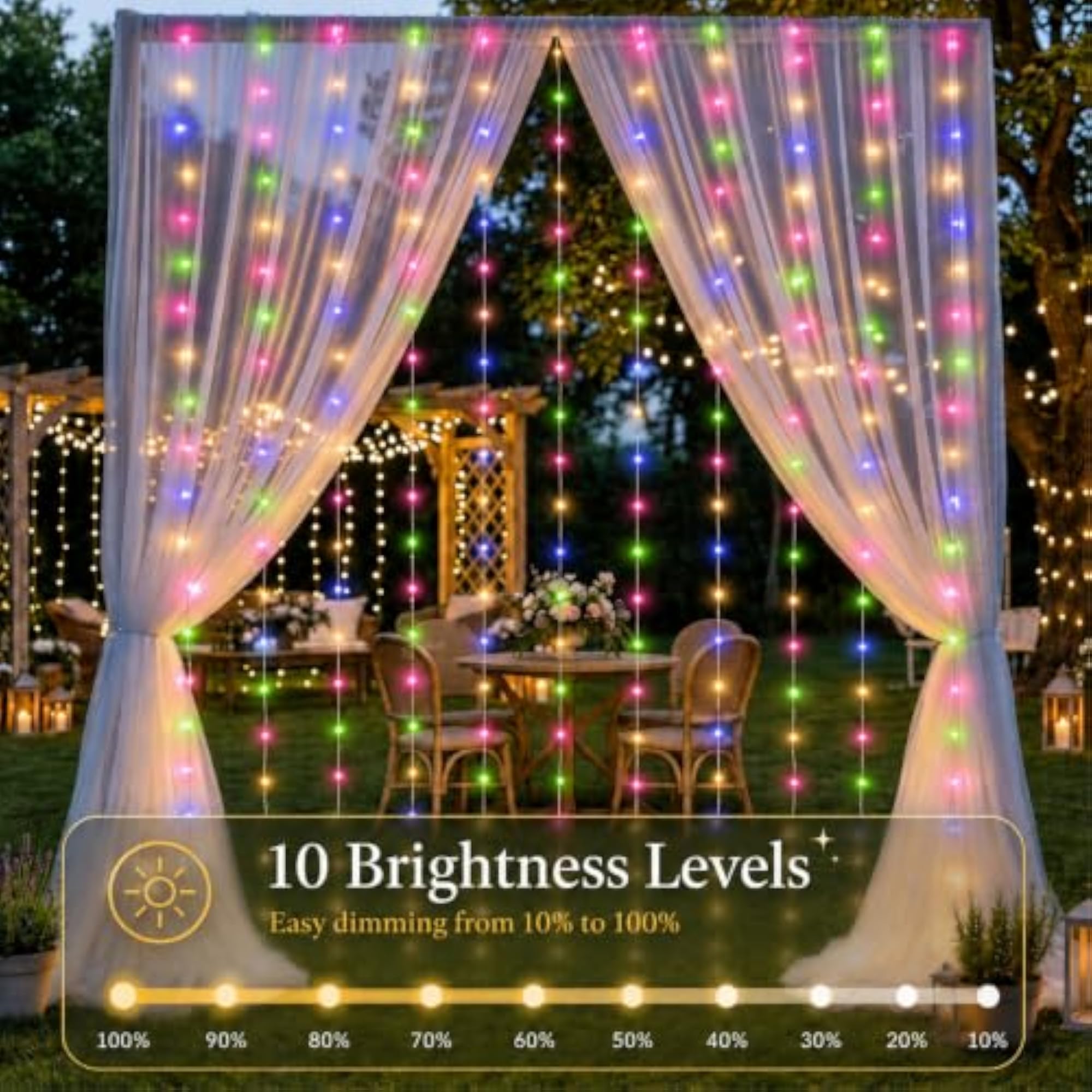 300 L Multicolor Light Curtain
