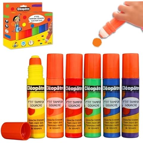 Cléopâtre - Lot de 6 Tampons de Peinture Cover